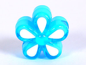 花片珠中珠-10顆-藍色