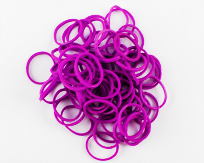 單色皮筋橡圈組-紫