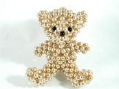 串珠材料506泰迪熊2-4mm玻璃珍珠
