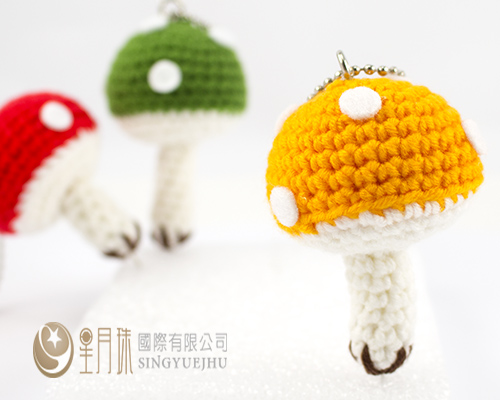 DIY手钩可爱小蘑菇材料包