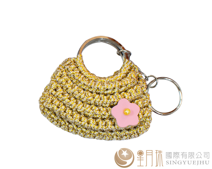 DIY閃亮亮半月包吊飾-1入金