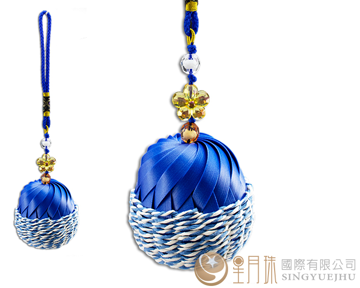 平安福鈴吊飾材料包-1入-藍