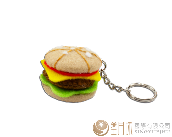 DIY漢堡吊飾材料包-1入(小)