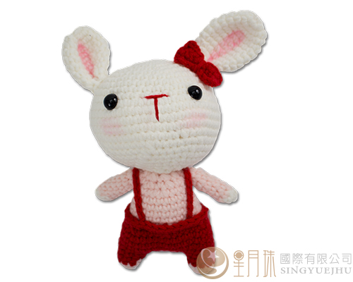 情侶兔材料包-紅1入(C0053)