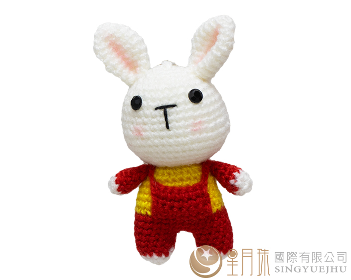 吊帶褲兔寶寶-紅(C0025) 