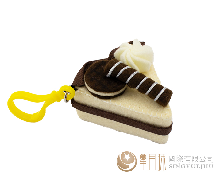 DIY切片蛋糕吊飾-1入 伯爵(D0062)