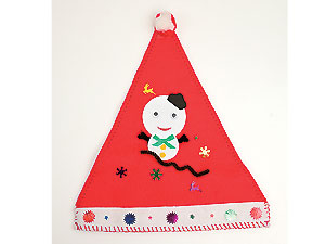 DIY不織布聖誕帽-雪人(D0053)