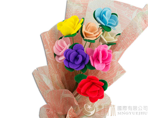 不織布風信子&茶花(D0026)