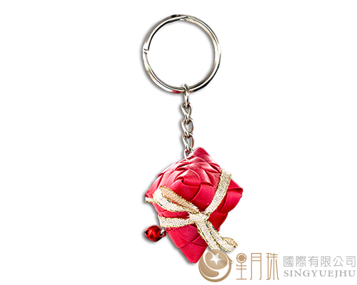 DIY迷你包粽鎖圈-紅(E0015)