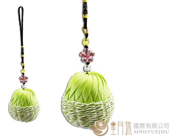 平安福鈴吊飾材料包-1入-綠(E0020)