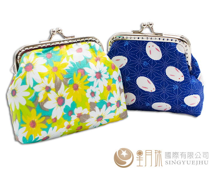 拼布口金包1入(F008)