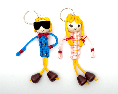 DIY中國結鎖圈娃娃材料包1(H001)