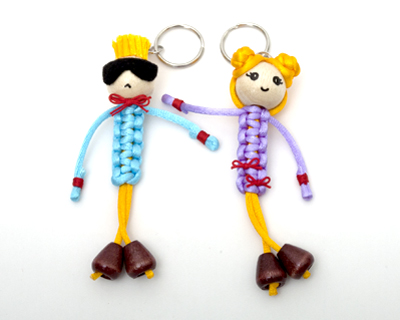 DIY中國結鎖圈娃娃材料包2(H001)
