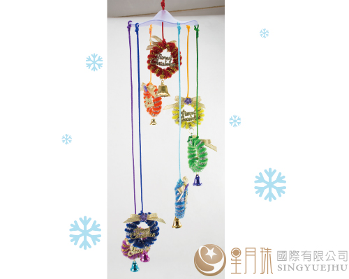 毛根聖誕風鈴/1入(J003)