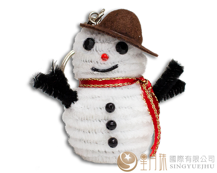 毛根雪人鎖圈材料包(J005)