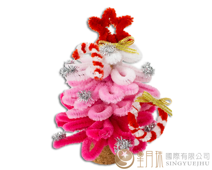 毛根聖誕樹-粉(J0011)