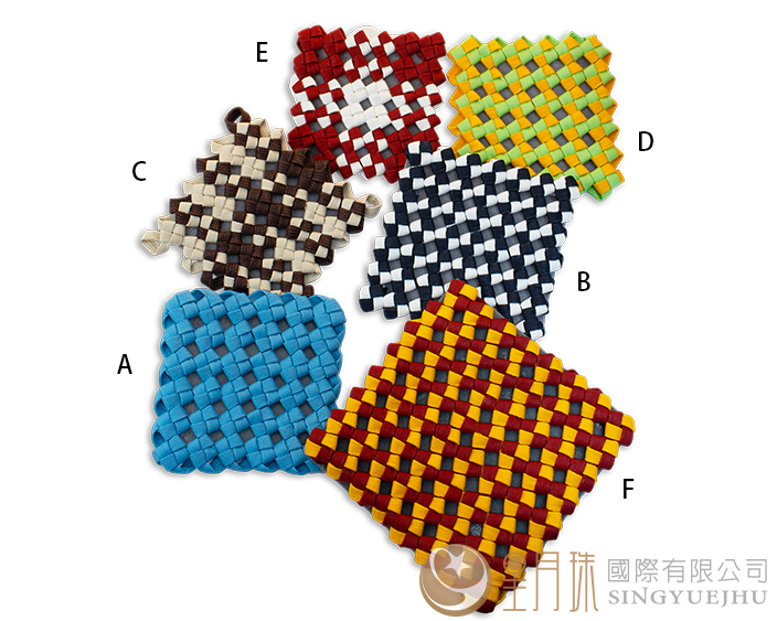 DIY-田字編杯鍋墊(Z0025)