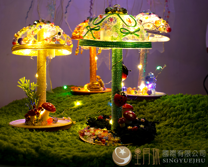 DIY-閃亮亮蘑菇燈(Z0027)