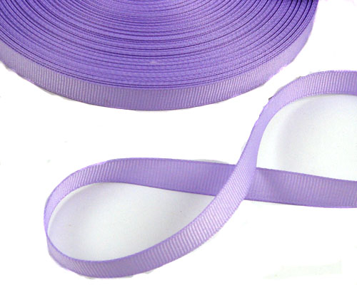 三分羅紋帽帶-50碼-粉紫