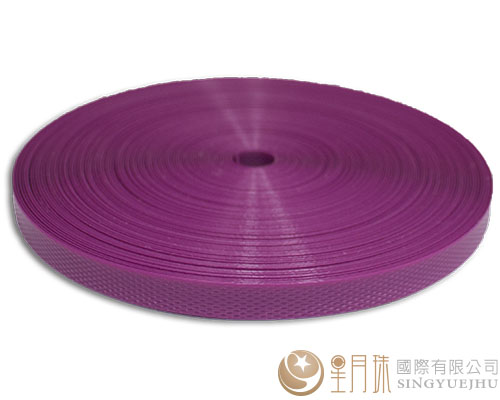 9mm編織打包帶-7紫桃紅色