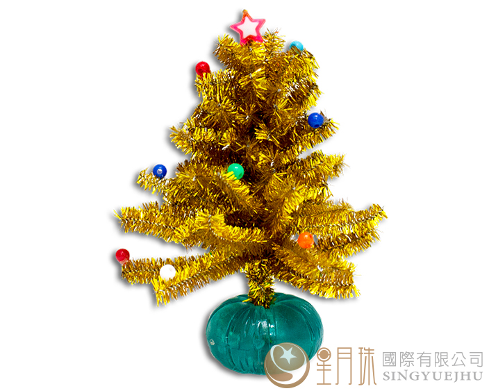 可愛聖誕樹材料包-金