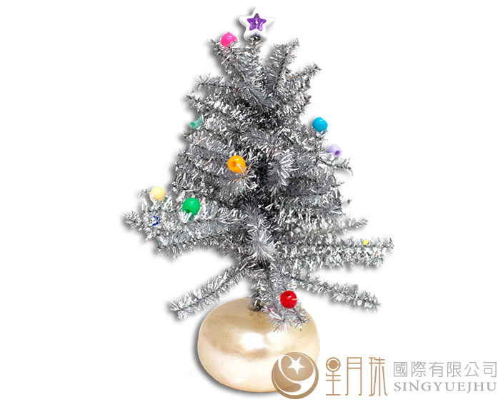 可愛聖誕樹材料包-銀