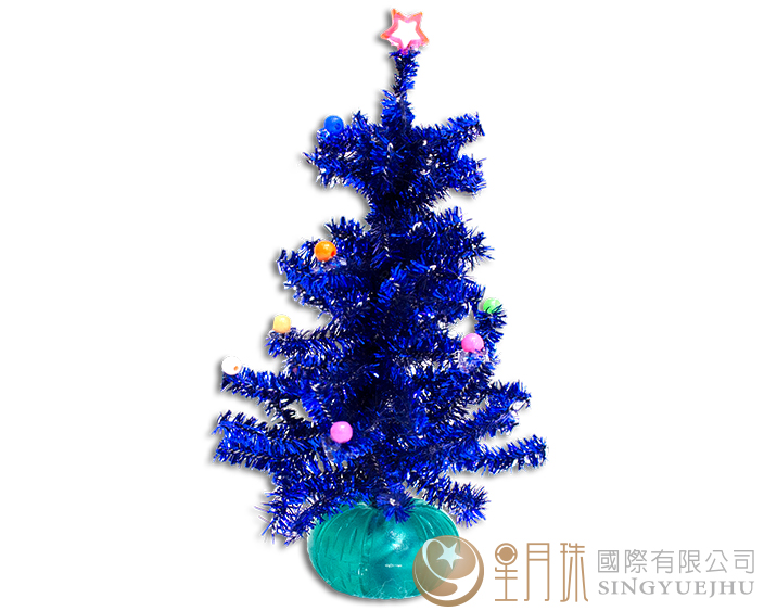 可愛聖誕樹材料包-藍