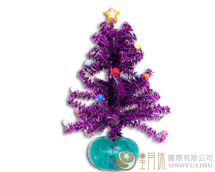 可愛聖誕樹材料包-紫