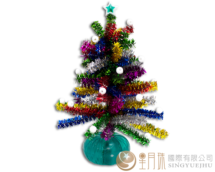 可愛聖誕樹材料包-彩色