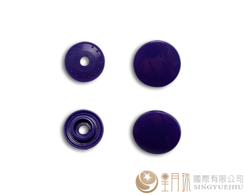 塑膠壓釦-12mm/100入-紫
