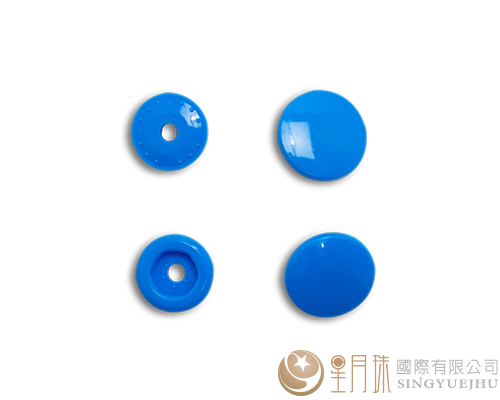 塑膠壓釦-12mm/100入-藍
