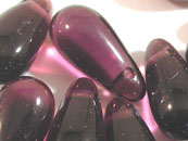 捷克水滴珠5*10mm深紫