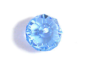 捷克扁圓珠8*5mm-藍色