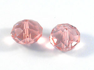 捷克扁圓珠15*11mm-粉紅色剩2顆