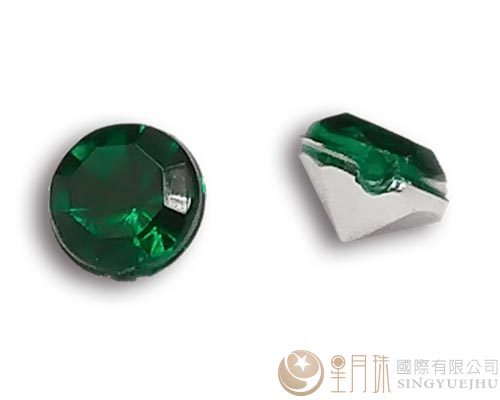 A級壓克力圓錐鑽-祖母綠色-4.5mm-10入